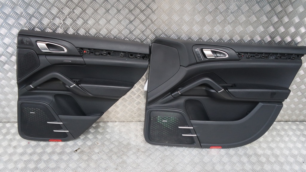 фото №9, Porsche cayenne 7p5 сиденья обивка czarna m60