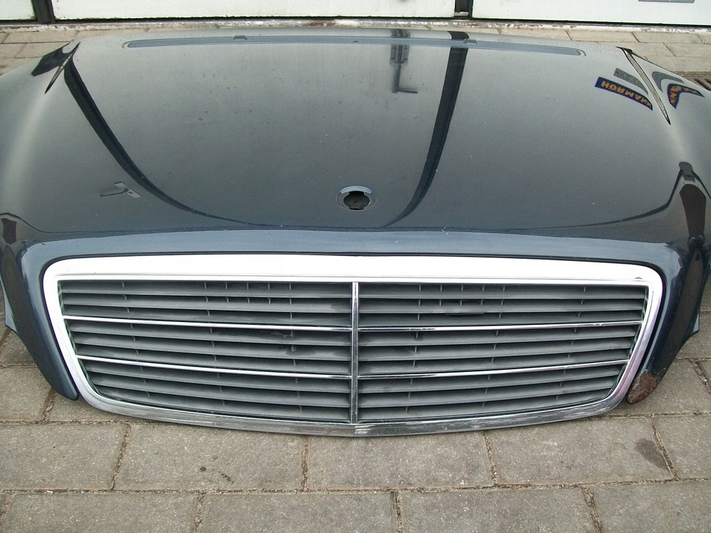 фото №4, Mercedes c-klasa w203 капот решётка радиатора разные цвета