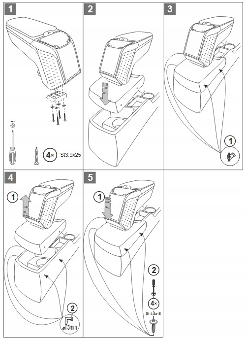 фото №8, Подлокотник armster ii renault megane od 2016r.