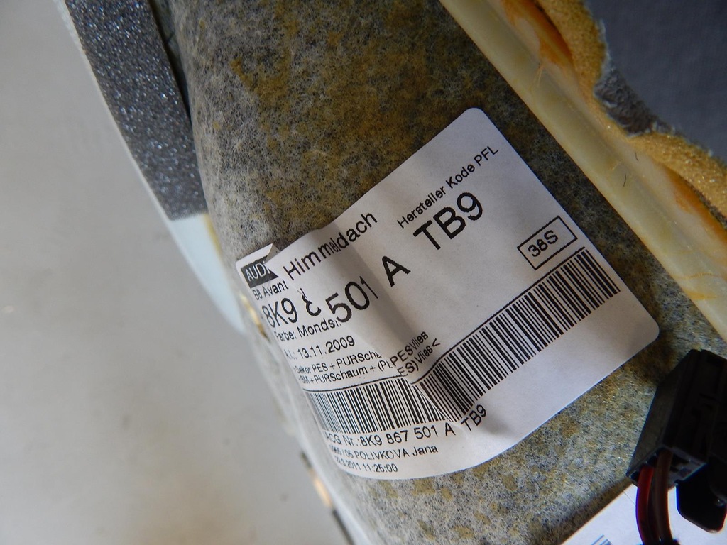 фото №7, Audi a4 b8 kombi потолок 8k9867501a