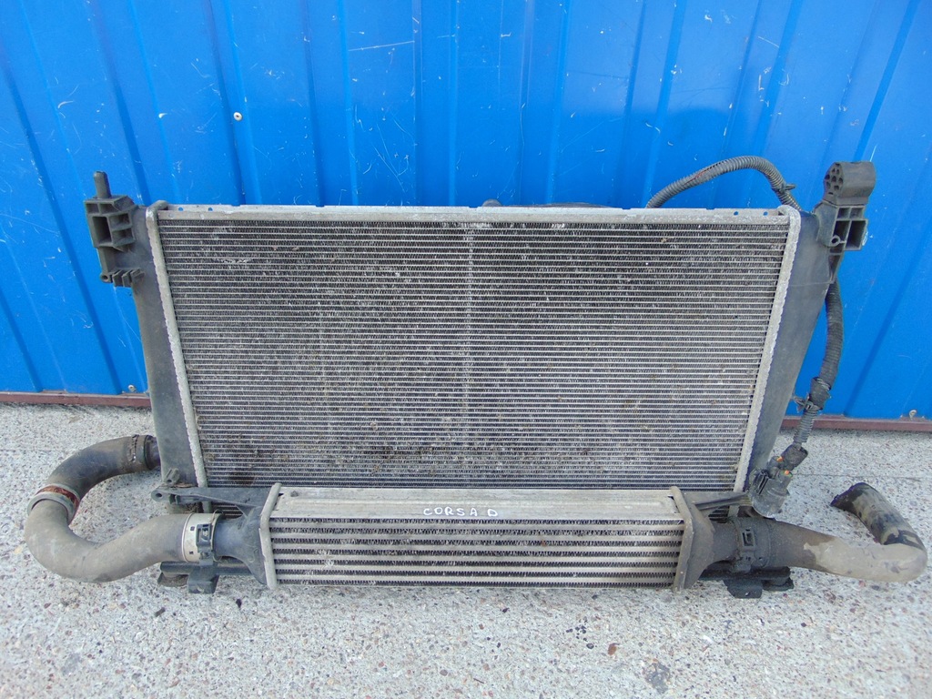 фото №1, Opel corsa d радиатор интеркулер вентилятор cdti