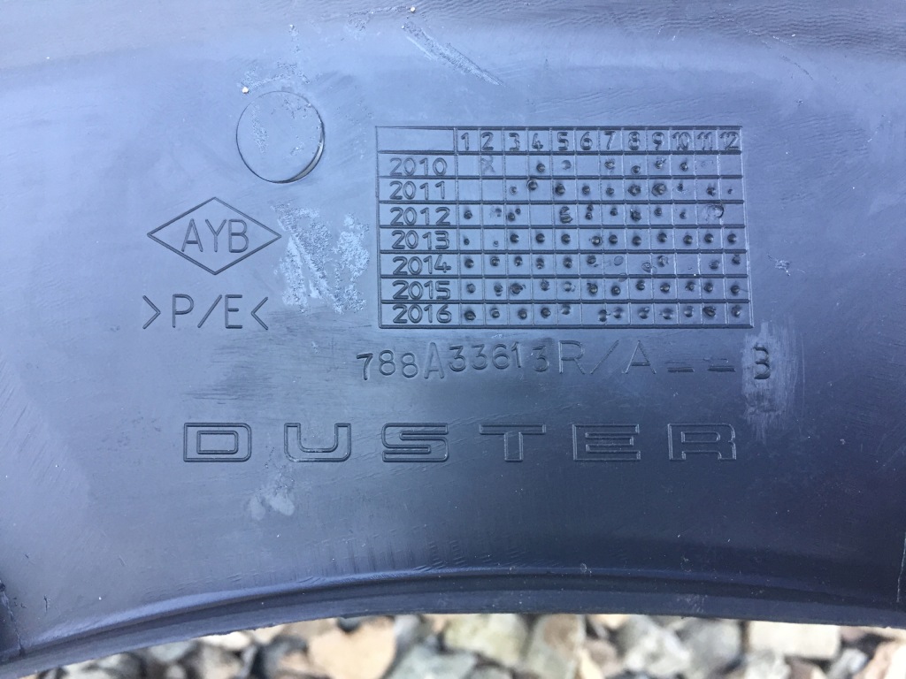 фото №5, Dacia duster ліва молдинг задня задня задня 2010-