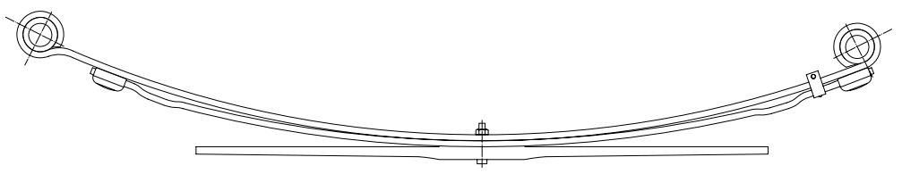 фото №1, Ресора ресори ford transit задня 3p 91-00