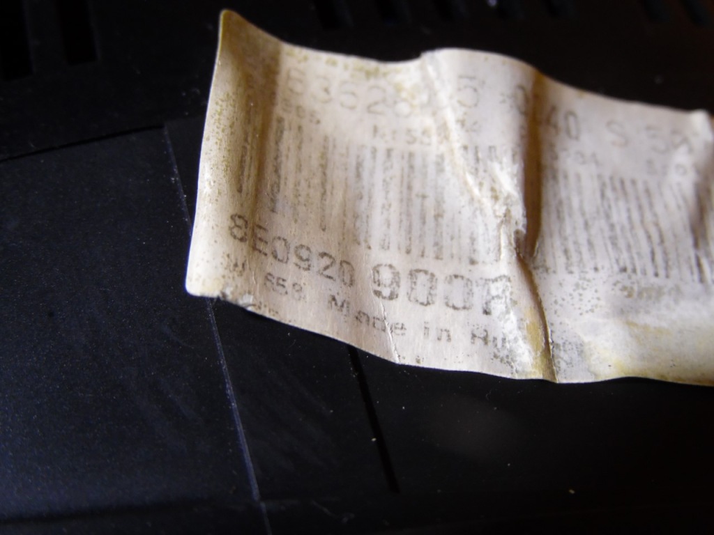 фото №6, Счетчик приборная панель 3.0 tdi 05r a4 b7 8e0920900r