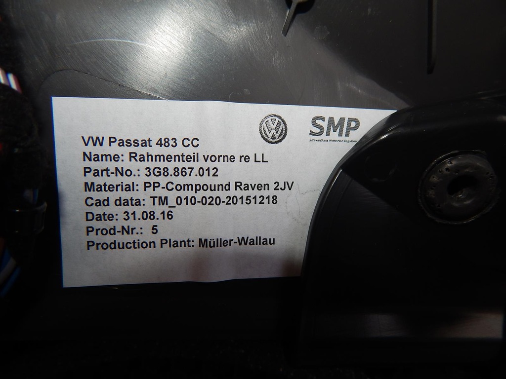 фото №8, Vw arteon обивка дверь правый перед 3g8867012