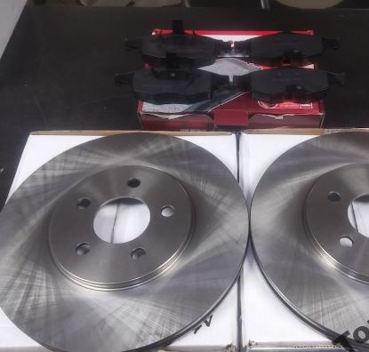 фото №1, Тормозные диски тормозные перед chrysler sebring тормозные колодки комплект