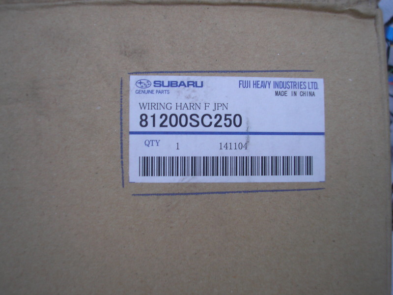 фото №5, Новый oryg шланг elekt subaru forester 81200sc250