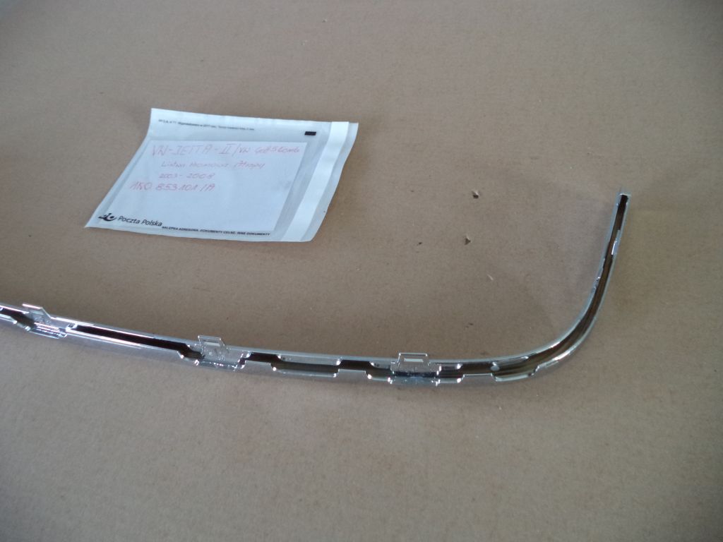 фото №5, Vw jetta 2 ii golf 5 молдинг бампера решётка радиатора перед