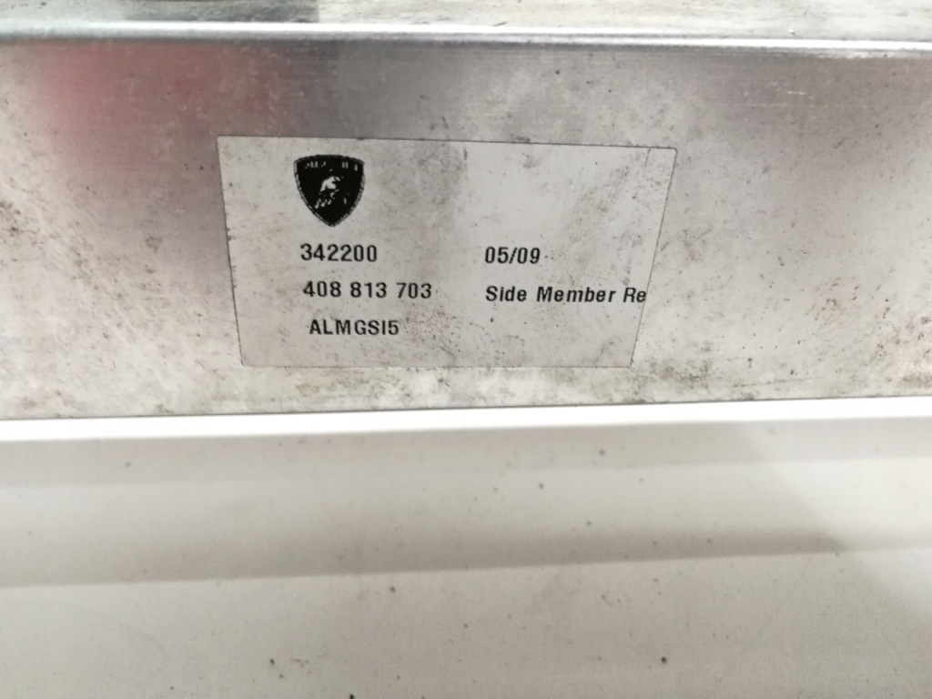 Lamborghini gallardo каркас підсилювач балка задній Оригінал