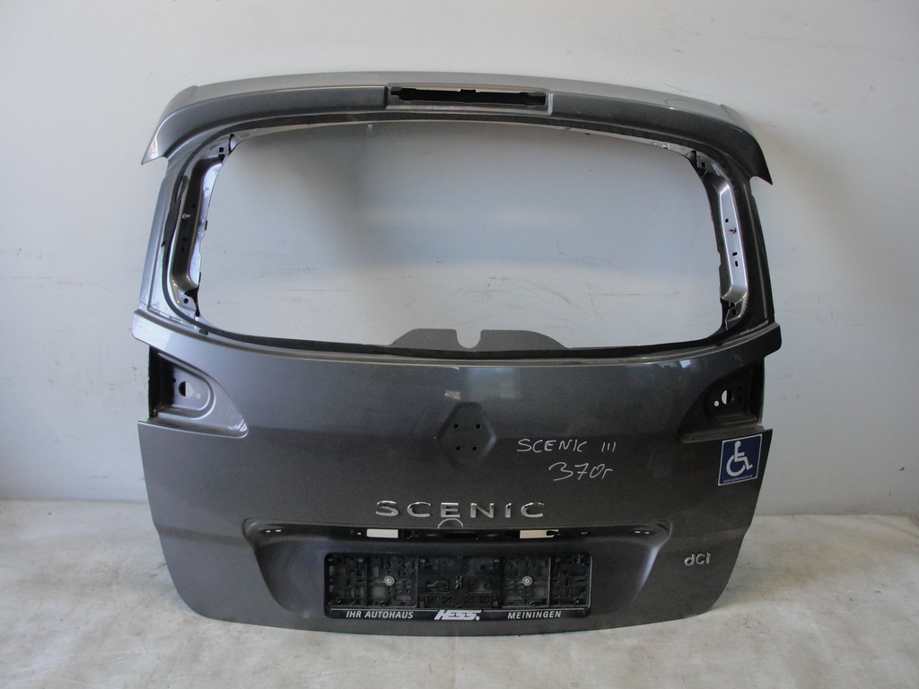 фото №1, Крышка багажника задняя renault scenic iii