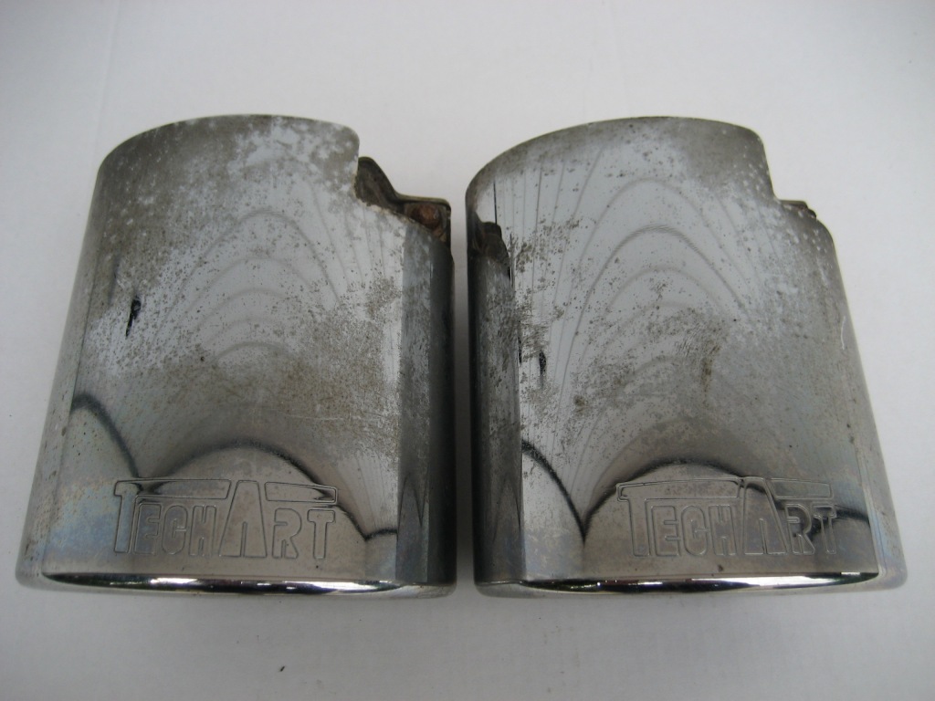 фото №1, Porsche cayman boxter 987 насадки выхлоп techart