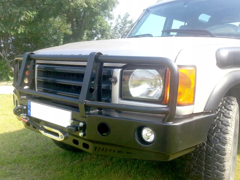 фото №13, Land rover discovery 2 td5 бампер перед сталевий