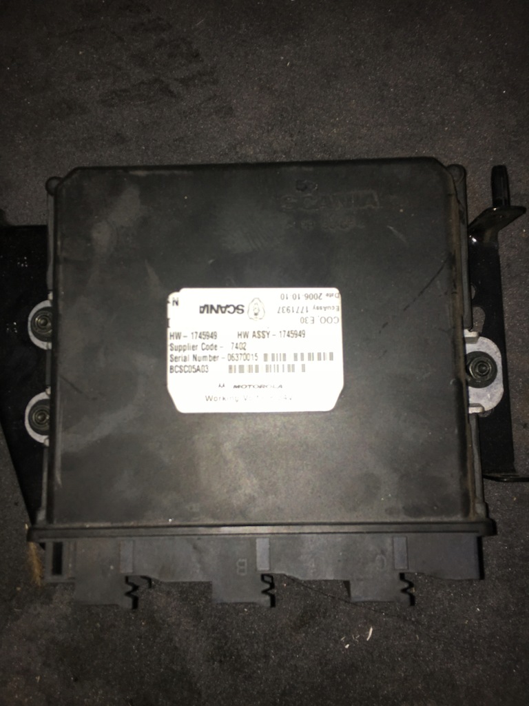 фото №1, Блок керування cod scania r