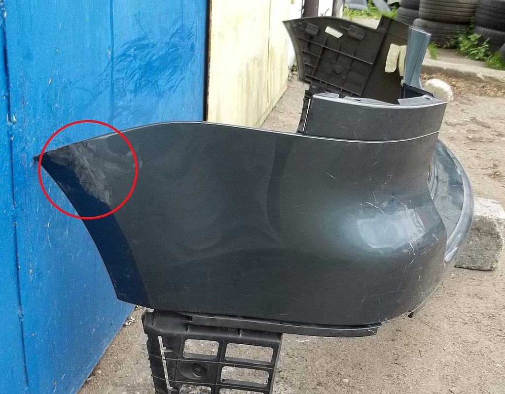 фото №5, Vw touareg 02-09r. бампер задня задній