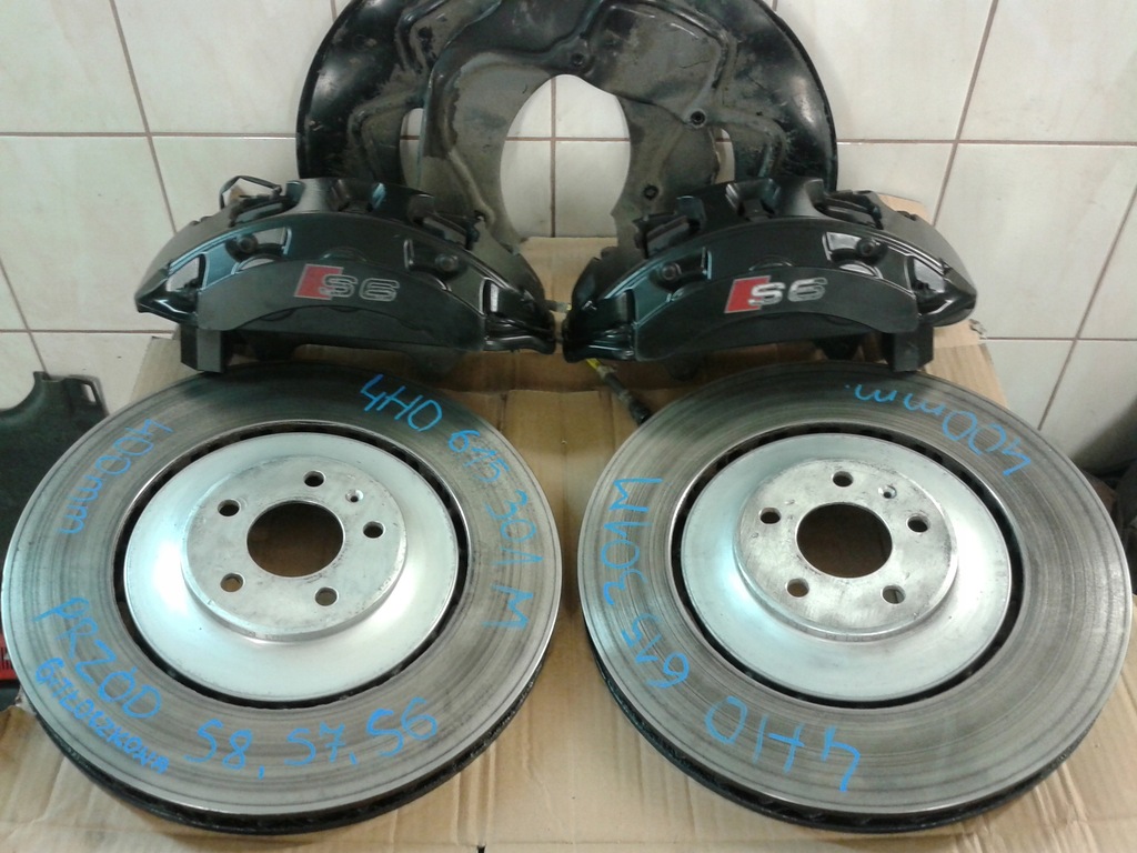 фото №10, Swap суппорты тормозные диски s6 c8 s7 4k s8 400mm sq8 sq7