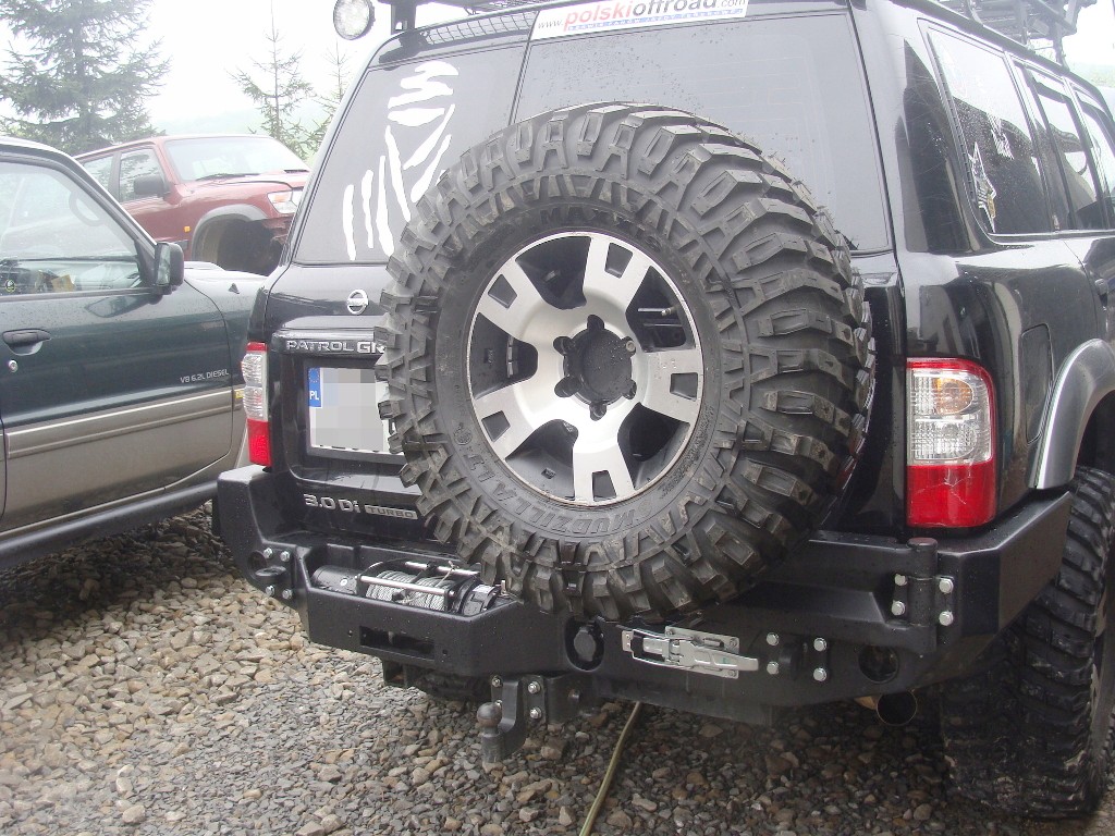 фото №12, Nissan patrol y61 бампер задняя задний pod лебёдка