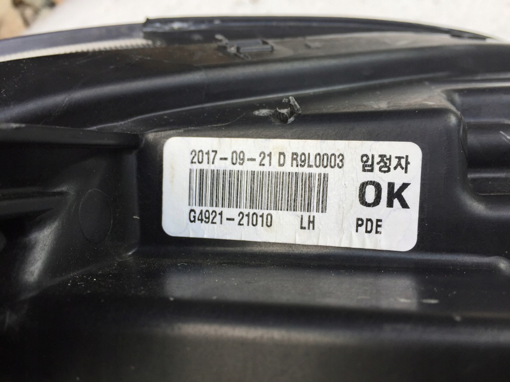 фото №4, Hyundai i30 ii ліва лампа перед передня 2017-