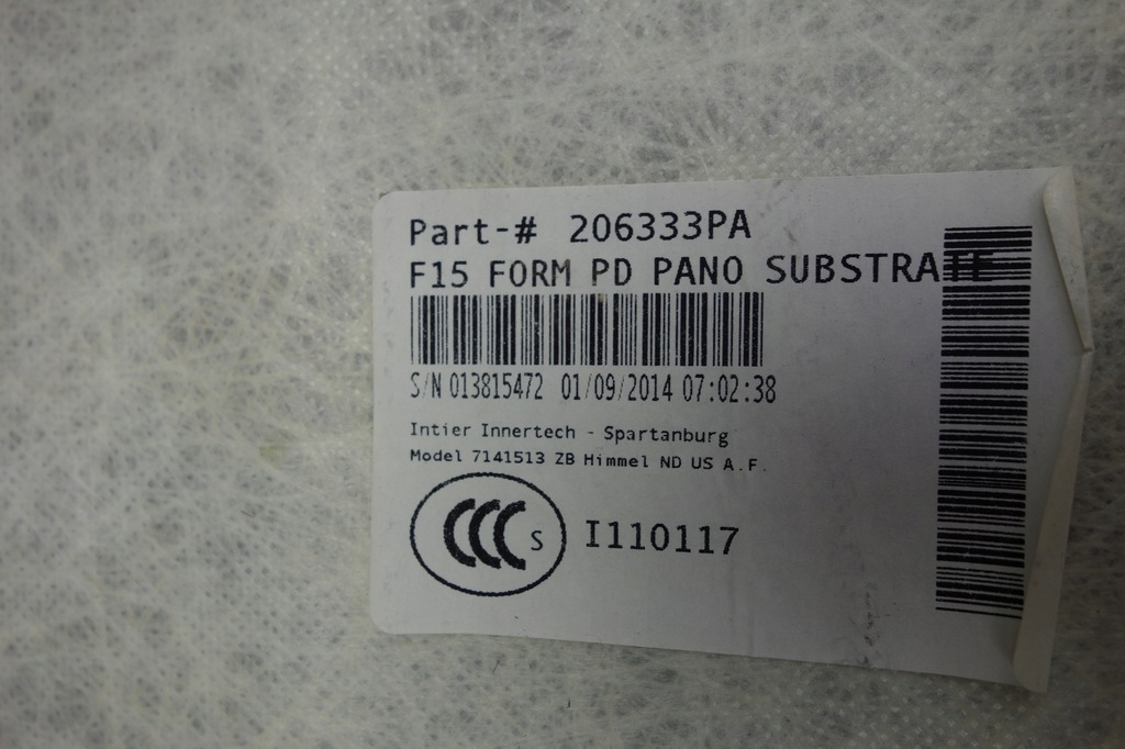 фото №7, Потолок солцезащитный козырёк bmw x5 f15 панорама