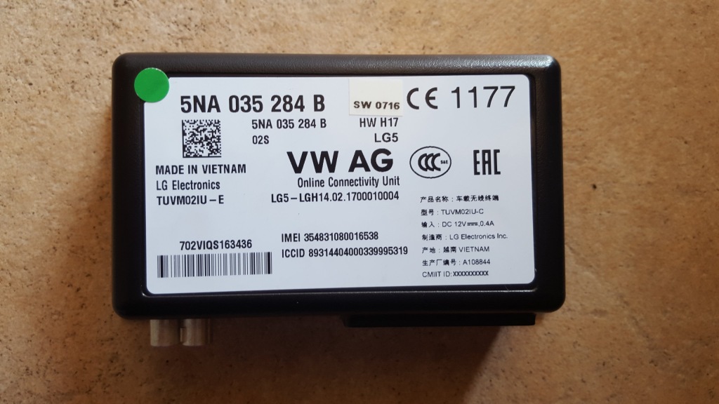 фото №1, Блок керування online volkswagen 5na035284b