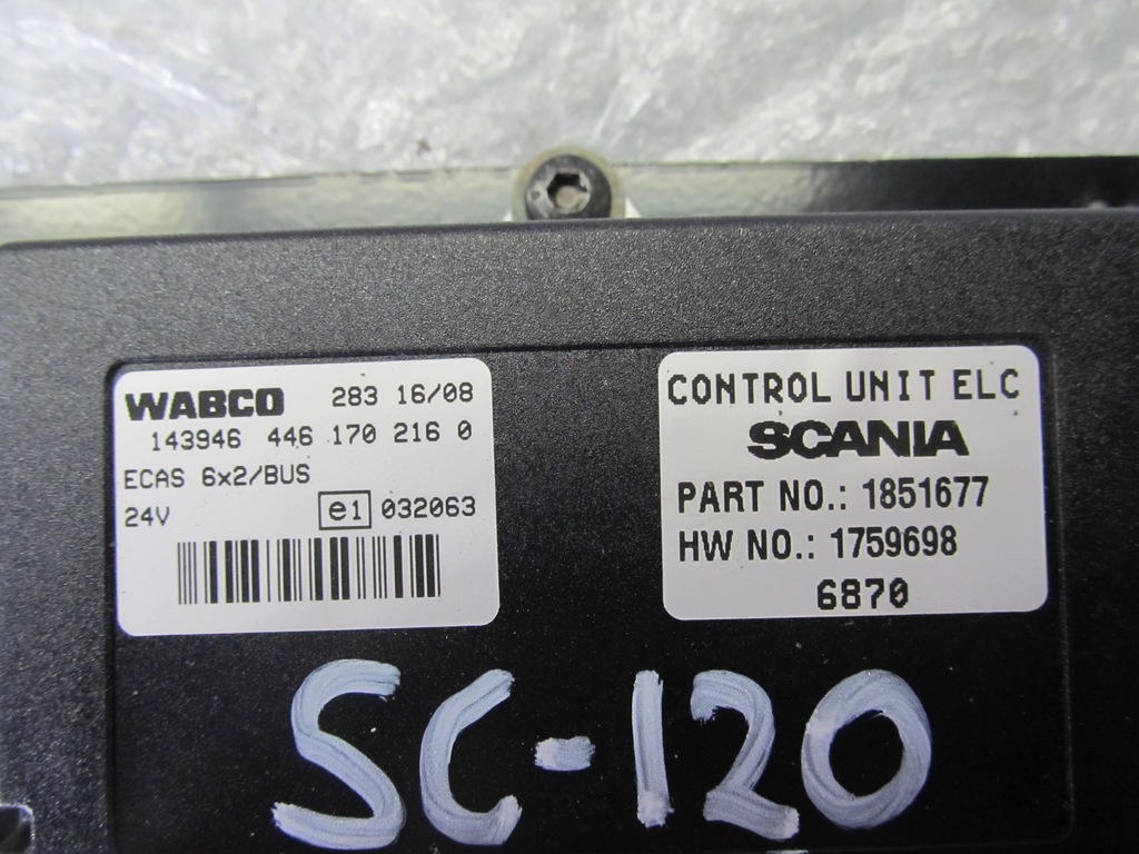 фото №4, Бортовий комп'ютер блок керування ecas scania p 380 4461702160