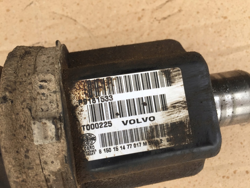 Привідний вал ліва volvo s80 2.9 t6 krótk автоматична коробка передач p9181533 Ціна