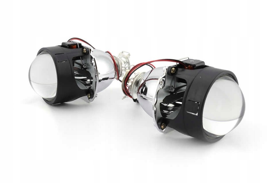 фото №14, 2x линзы h1 h4 h7 2.5 набор soczewek bi ксенон bi-xenon bi-halogen hid