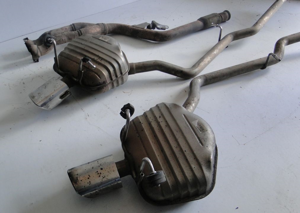 фото №10, Mercedes glk x204 вихлоп лівий правий з наконечник