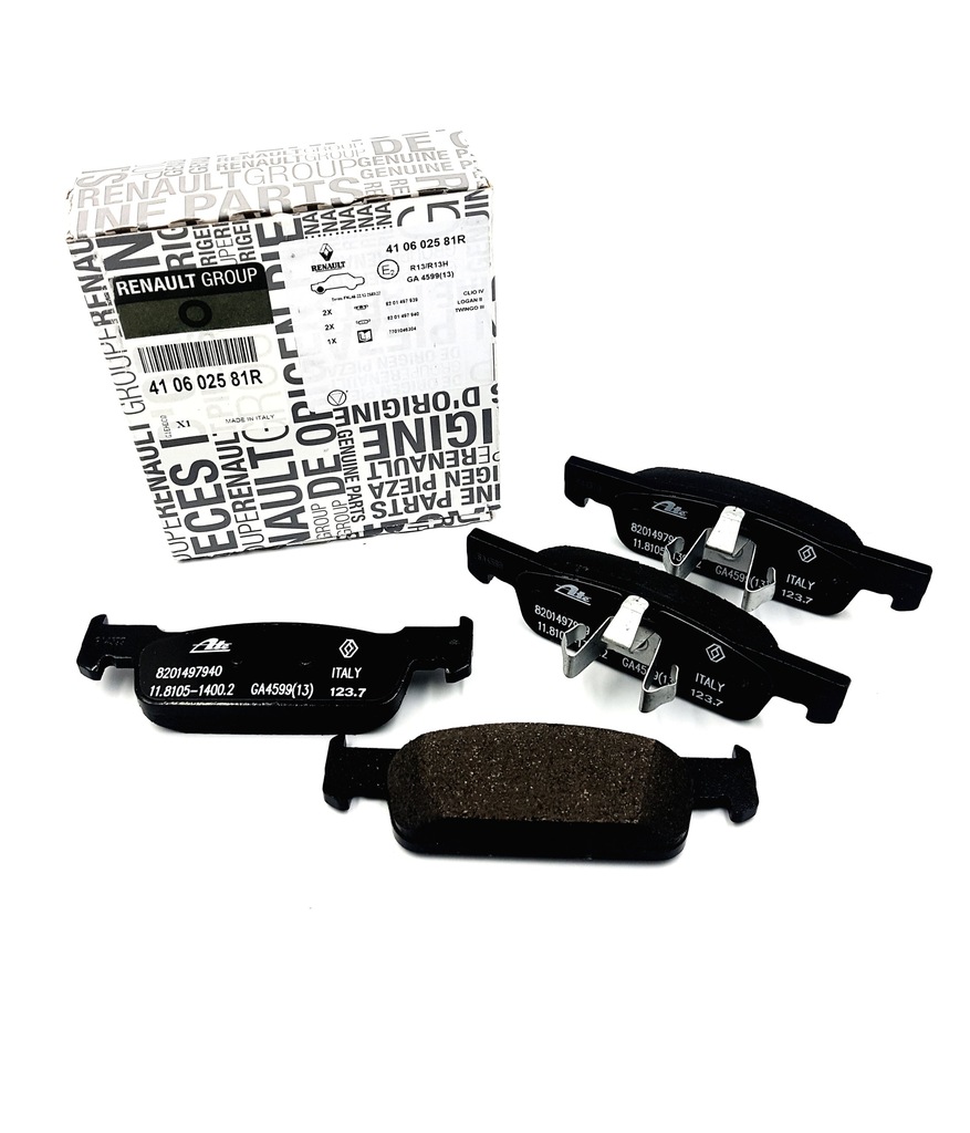 фото №6, Гальмівні колодки гальмівні renault clio iv перед оригінал