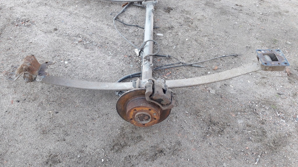 фото №3, Задня oś renault master movano 98-09 pod abs r16