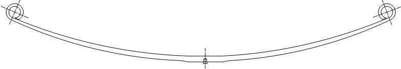 фото №1, Ресора ресори daf 400 перед 1p